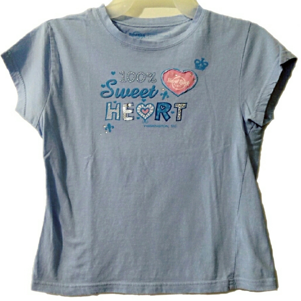 Hard Rock Cafe Washington DC Sequin Graphic Tee